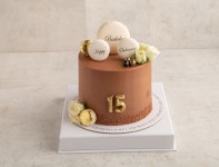 Customised cake with numbers-1